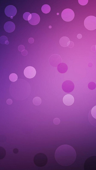 Purple bokeh moon phone minimalism - a red border free wallpaper