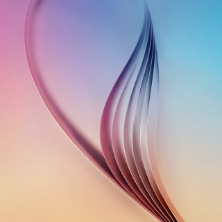 Cell phone curved design abstract 2 - back side free wallpaper