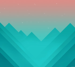 Mountain range stars sky pink - mountain free wallpaper