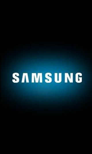 Samsung logo dark blue light - free technology wallpaper