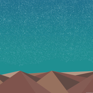Night sky stars desert landscape - amir zand free wallpaper