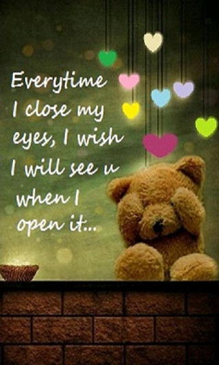 Teddy bear brick wall message - everyone free wallpaper