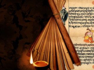 Candle book person dark room - a picture of a person free wallpaper