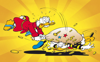 Cartoon character kicking baseball bat - arte povera free wallpaper