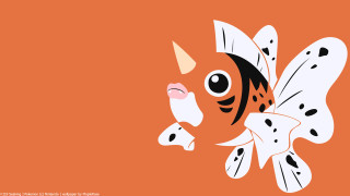 Fish party hat flying mouth - tongue free wallpaper