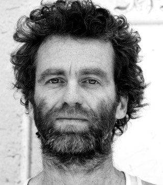 Bearded man white shirt smiling 2 - free portrait wallpaper