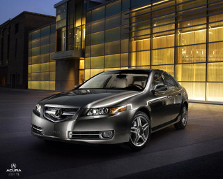 Silver acura parked building night - night free wallpaper