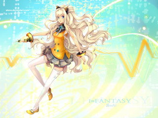 Cartoon character blonde hair yellow - a yellow dress free wallpaper