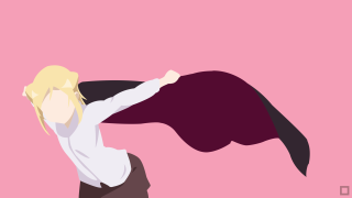 Woman umbrella minimalist heroic blonde - heroic free wallpaper