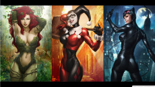 Women costumes catsuits cityscape skyscrapers - skyscraper free wallpaper