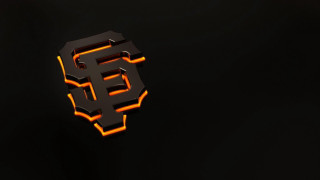 Black orange logo background stripe 2 - logo free wallpaper
