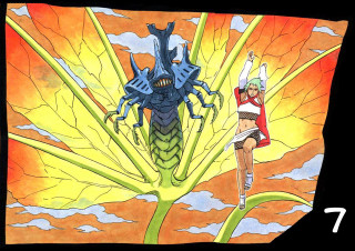 Woman plant bug man standing - a plant free wallpaper