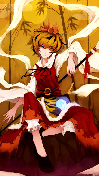 Woman red dress sword rock - a rock free wallpaper