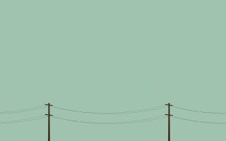 Green sky power lines telephone - a green sky free wallpaper