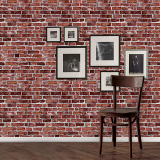 Chair brick wall pictures wooden - front free wallpaper