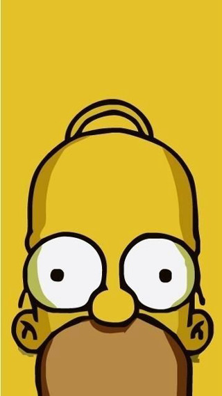 Cartoon character beard big eyes - wallpaper free wallpaper