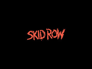 Skid row red text black - ed roth free wallpaper