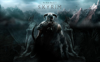 Man horned costume mountain range - costume free wallpaper