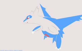 Blue white bird red eyes - derf free wallpaper