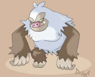 Big furry creature cartoon big - alex petruk ape free wallpaper