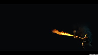 Person holding fire stick dark - dramatic cinematic lighting free wallpaper