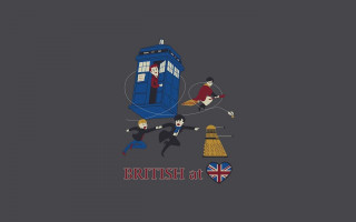 British flag doctor flying poster - british free wallpaper