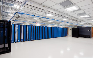 Server room precisionism fence outdoor - path free wallpaper
