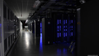 Long hallway servers data center - les automatiste free wallpaper