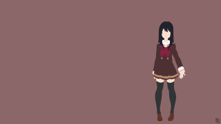 Ayako rokkaku girl brown dress - a brown dress free wallpaper