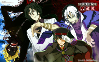 Anime characters group blue sky 10 - aya goda free wallpaper
