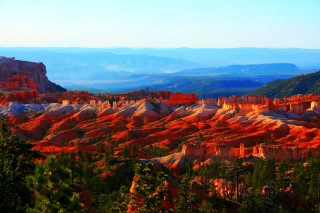 Scenic mountain range blue sky - scenic free wallpaper