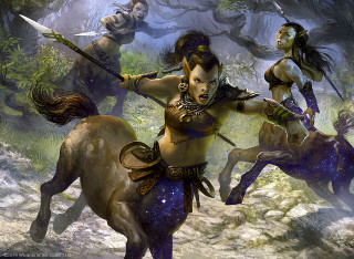Woman horse man forest other - other woman free wallpaper