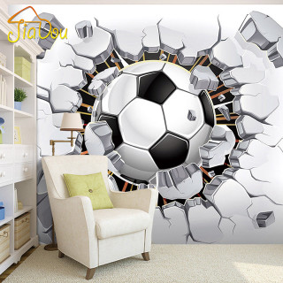 Soccer ball breaking wall chair - a chair in front free wallpaper