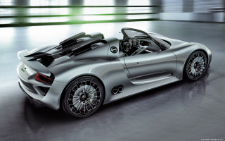 Silver sports car black top - the front of its free wallpaper