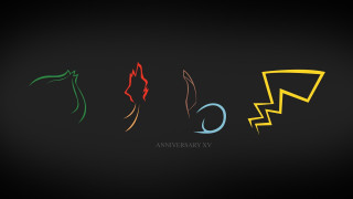 Black background colorful logo lightning - free seasons wallpaper for desktop
