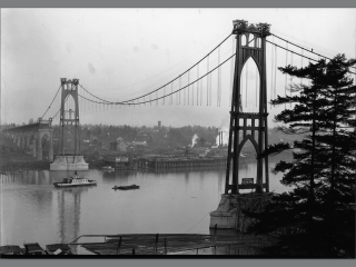 Bridge river boats background water - a bridge in the background free wallpaper