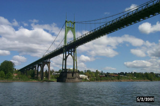 Bridge water sky clouds background - a bridge over a body of water free wallpaper