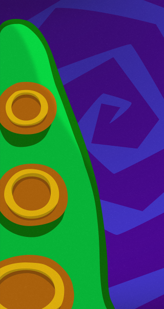 Green yellow circles blue purple - texture free wallpaper