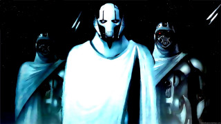 Starwars hooded crew glowing lightsaber - theme free wallpaper