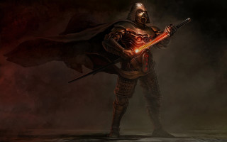 Man suit red saber fantasy - a man free wallpaper