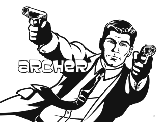 Man holding gun pointing camera 2 - art free wallpaper for desktop