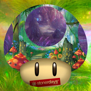 Cartoon character strange face trees - a cartoon character free wallpaper