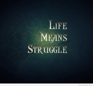 Green wall quote life means - e. william gollings free wallpaper