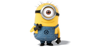 Cartoon character bow tie minion - didier mouron free wallpaper