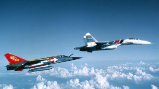 Fighter jets sky clouds red - two fighter jet free wallpaper