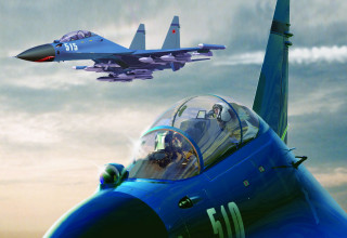 Fighter jet sky digital rendering - a fighter free wallpaper for desktop