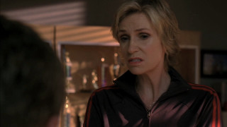 Woman black jacket talking man - institutional free wallpaper