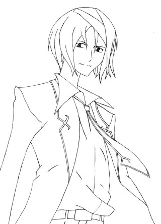 Girl knife jacket drawing art - a knife free wallpaper