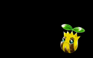 Black yellow giraffe green leaves - pop surrealism free wallpaper