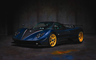 Blue sports car yellow rims - yellow rim free wallpaper